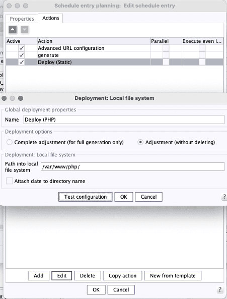 FirstSpirit Rename Deploy Static